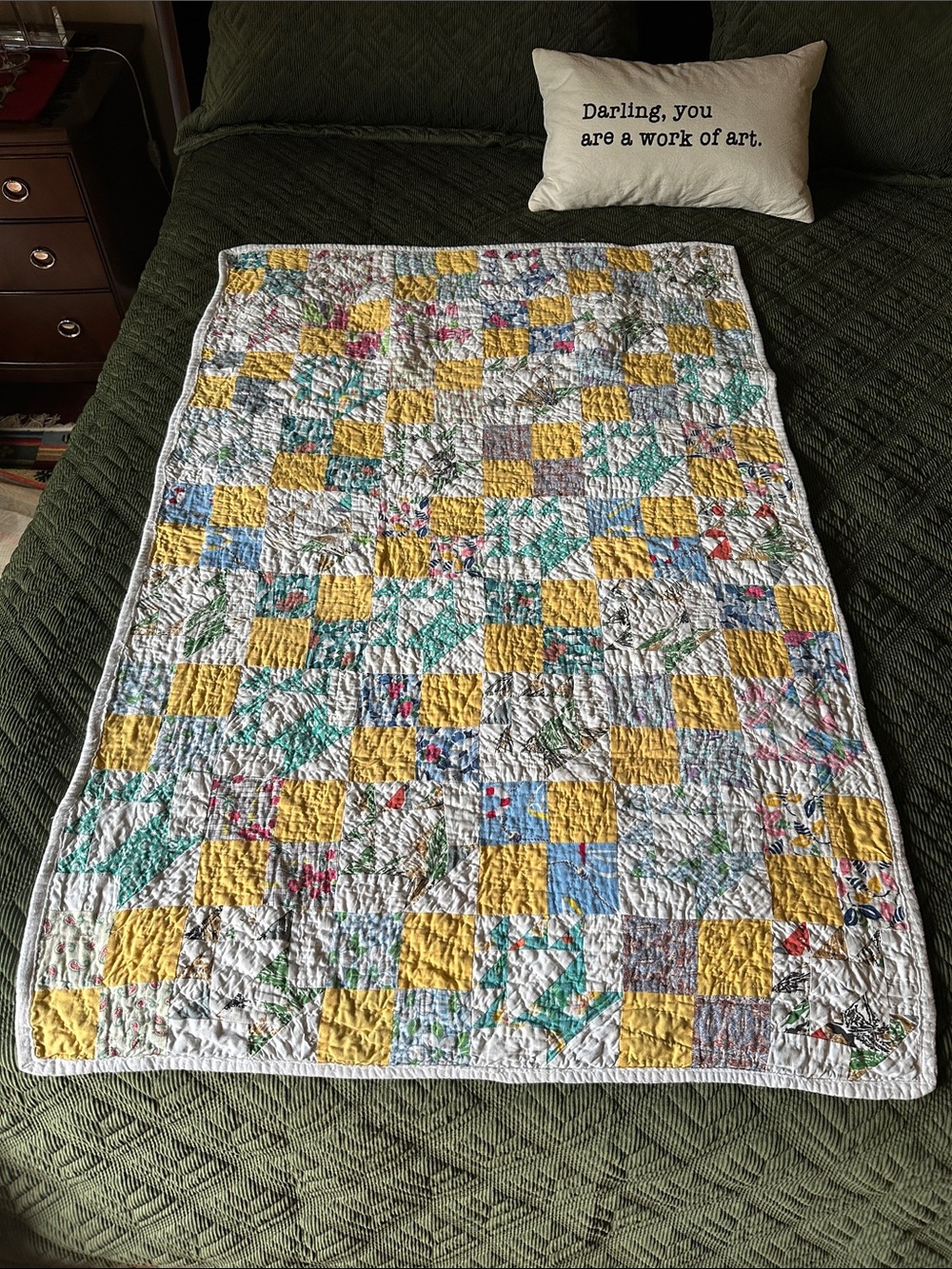 Vintage handmade quilt